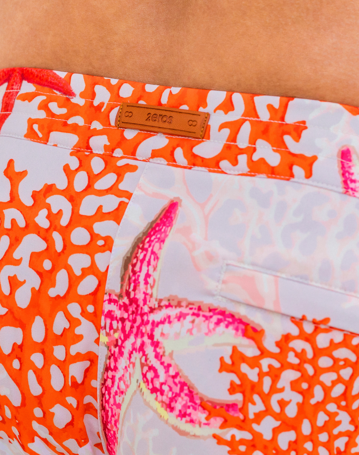 Printed Bronte Shorts - Starscape Beige