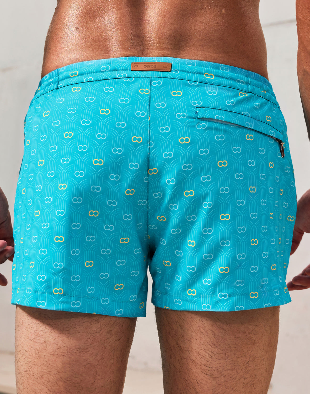 Printed Bronte Shorts - Deco Crest Blue