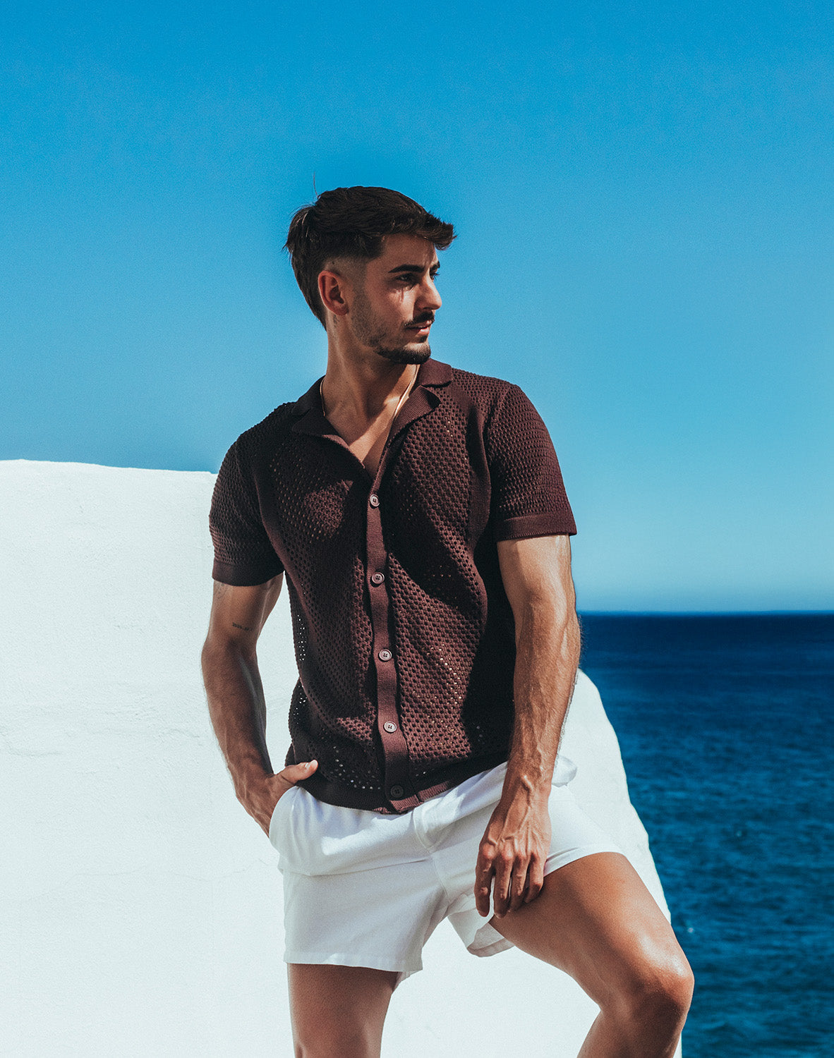Amalfi Shirt - Carbon Black