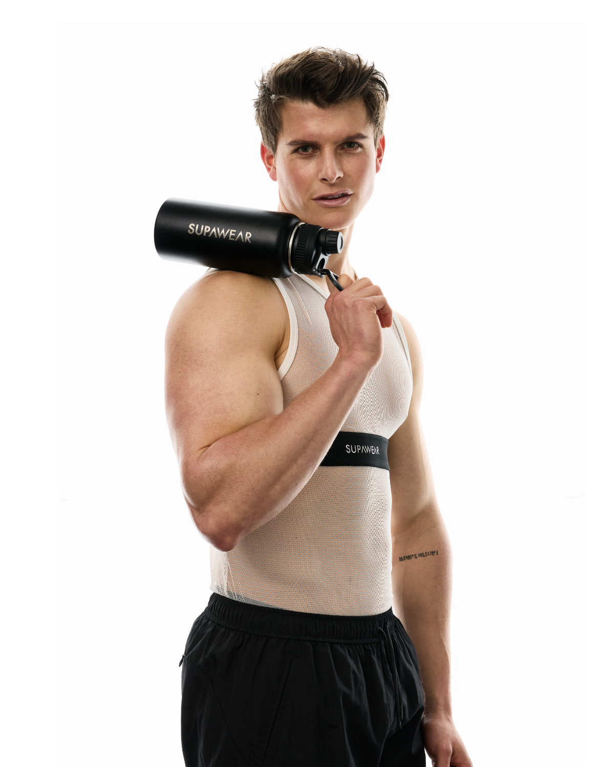 1L Water Bottle - Black