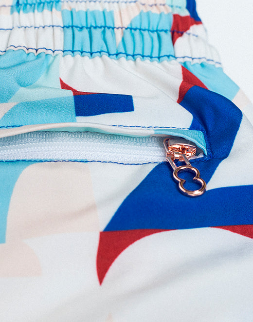 Printed Bronte Shorts - Insignia Turquoise
