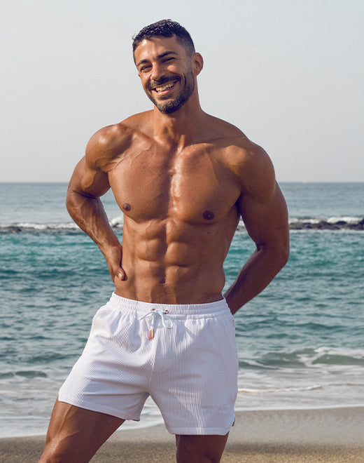Manly Shorts - White