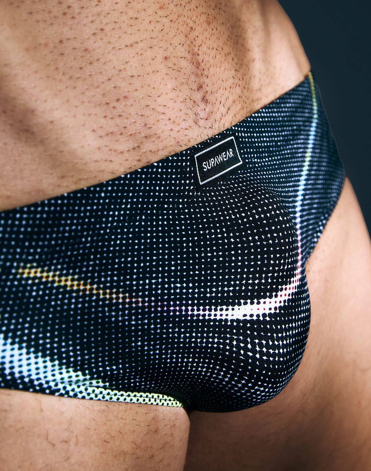 Printed Pride Brief Underwear - Black