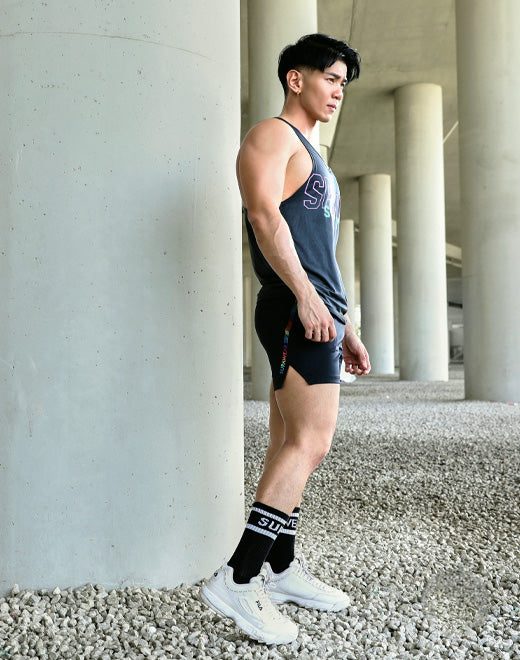 SUPA Crew Socks - Black - OS