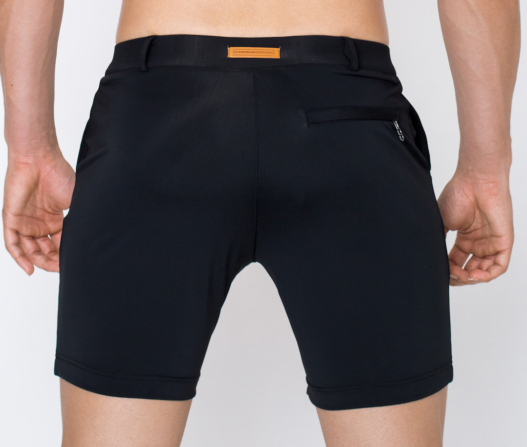 S61 Long Bondi Shorts - Black