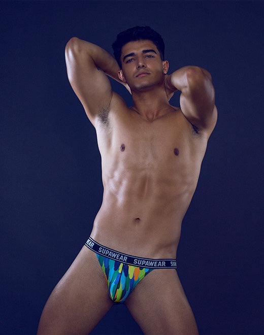 Pow Jockstrap Underwear - Peacock