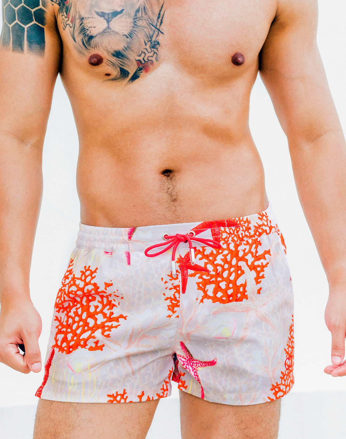 Printed Bronte Shorts - Starscape Beige