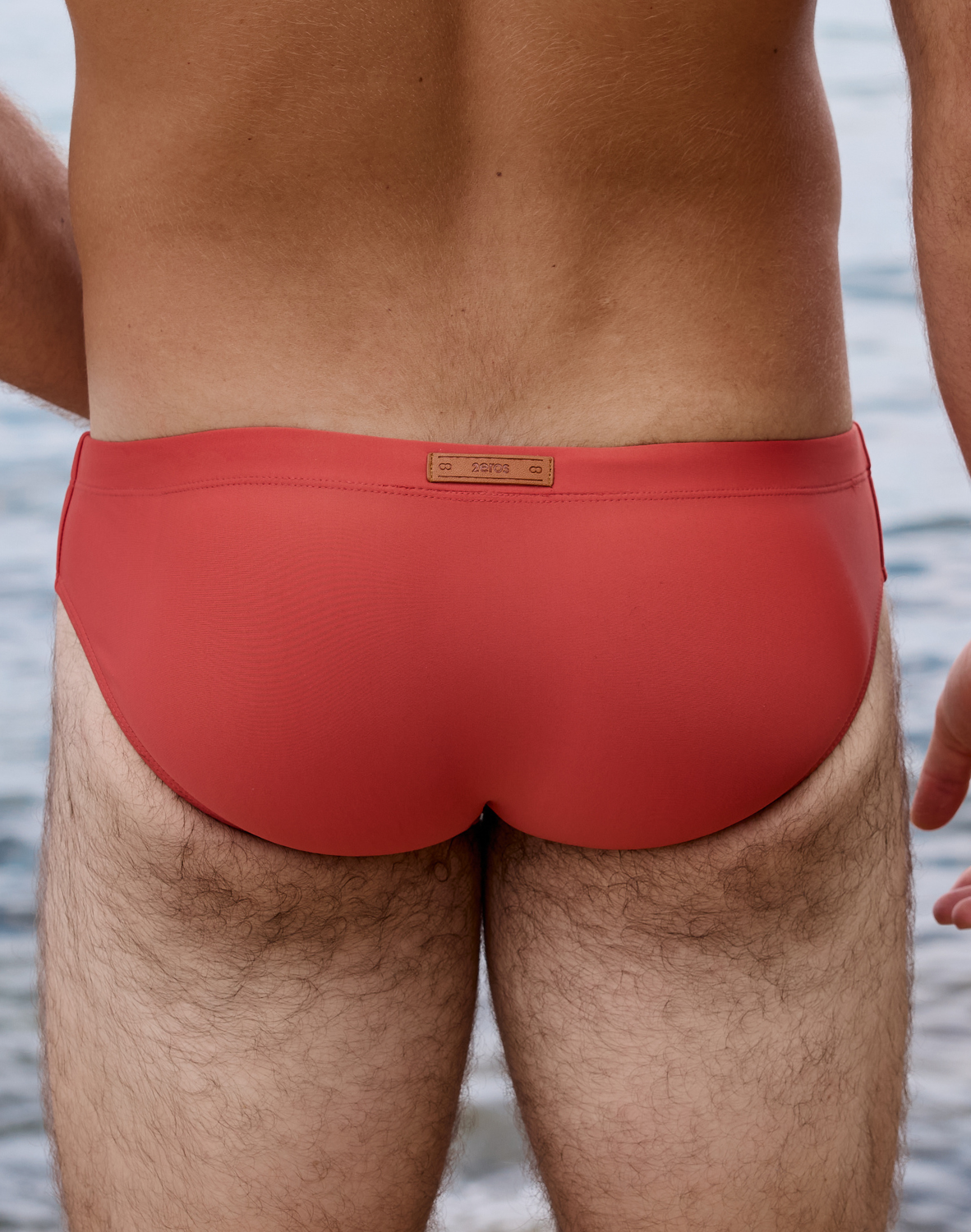 V10 Core Swim Brief - Rust Orange