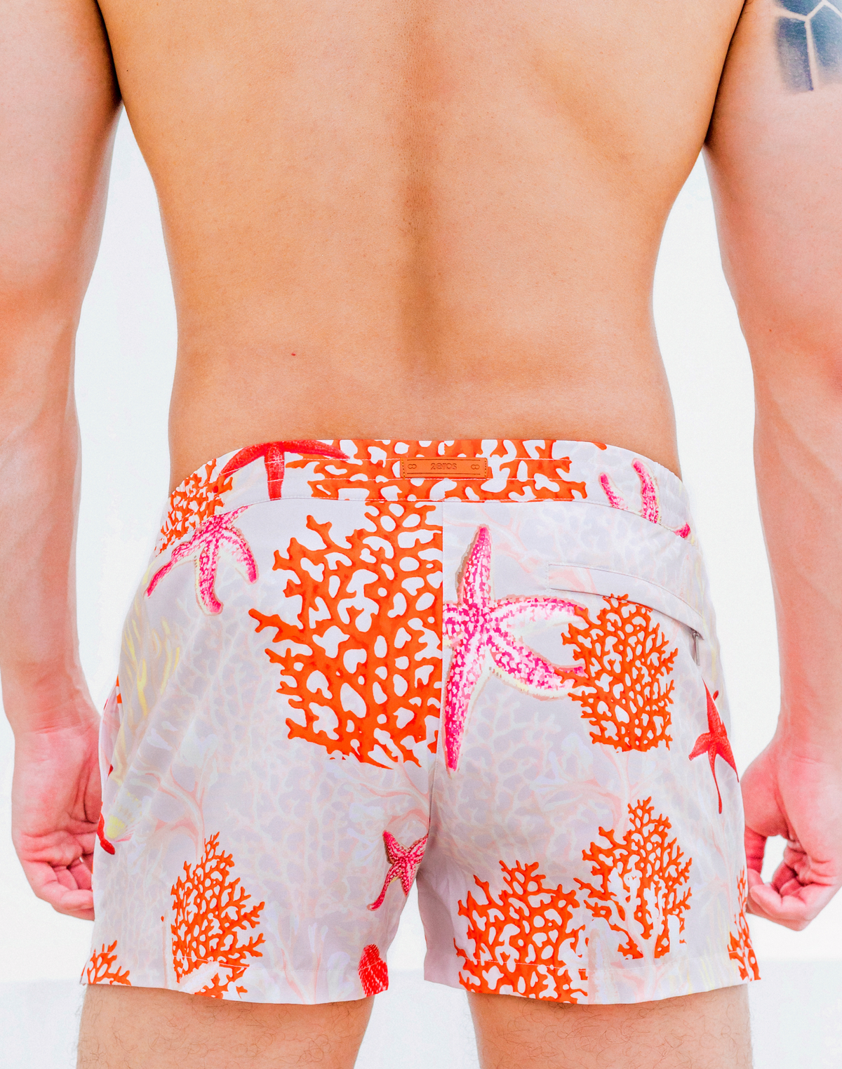 Printed Bronte Shorts - Starscape Beige