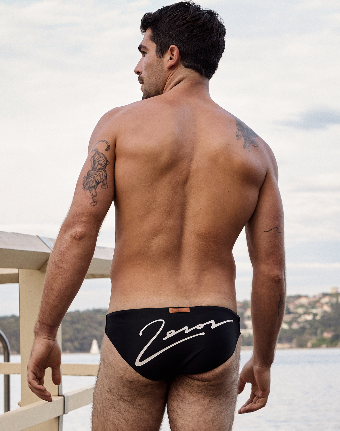 V20 Signature Swim Brief - Lido Black