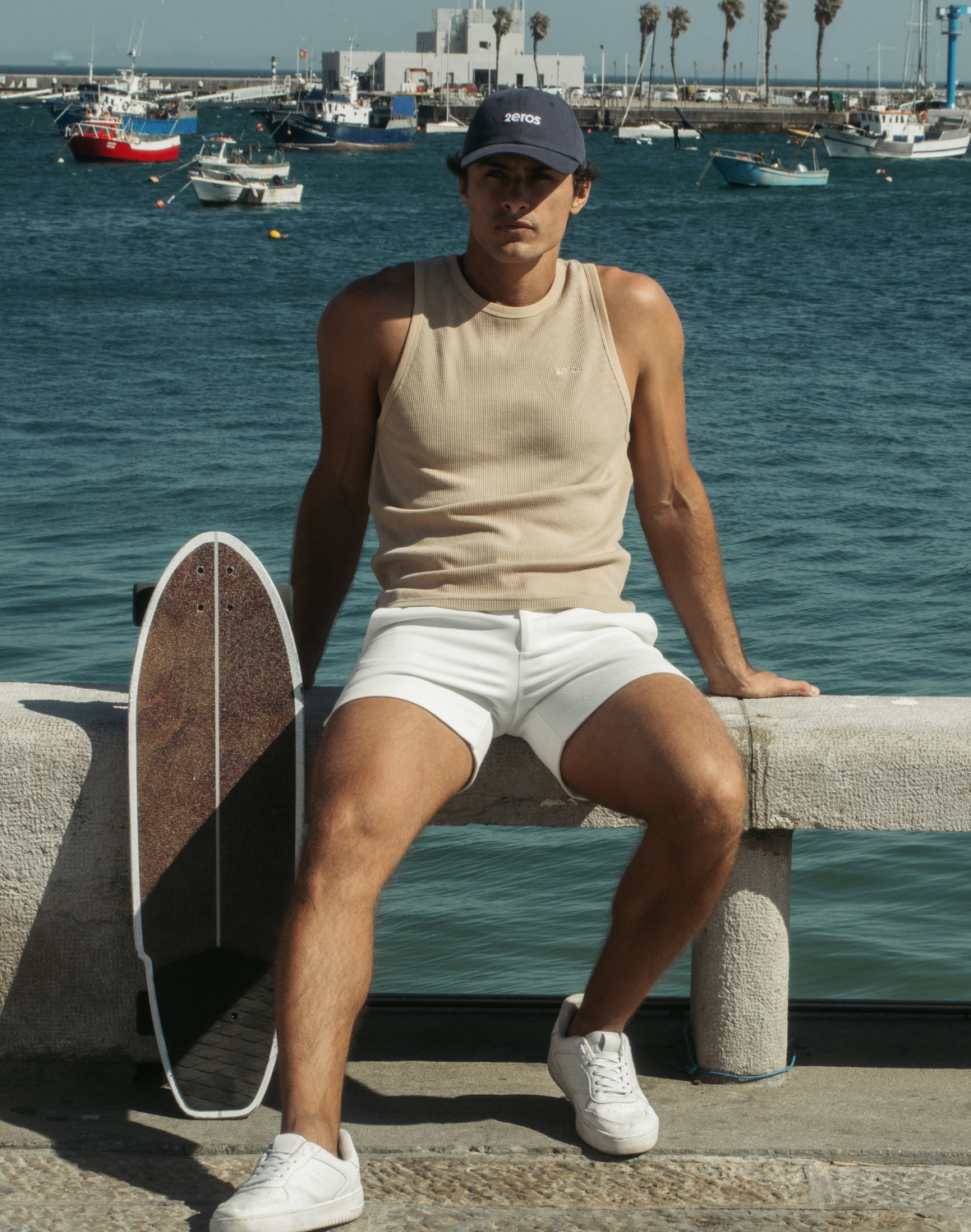 Icon Singlet - Beige