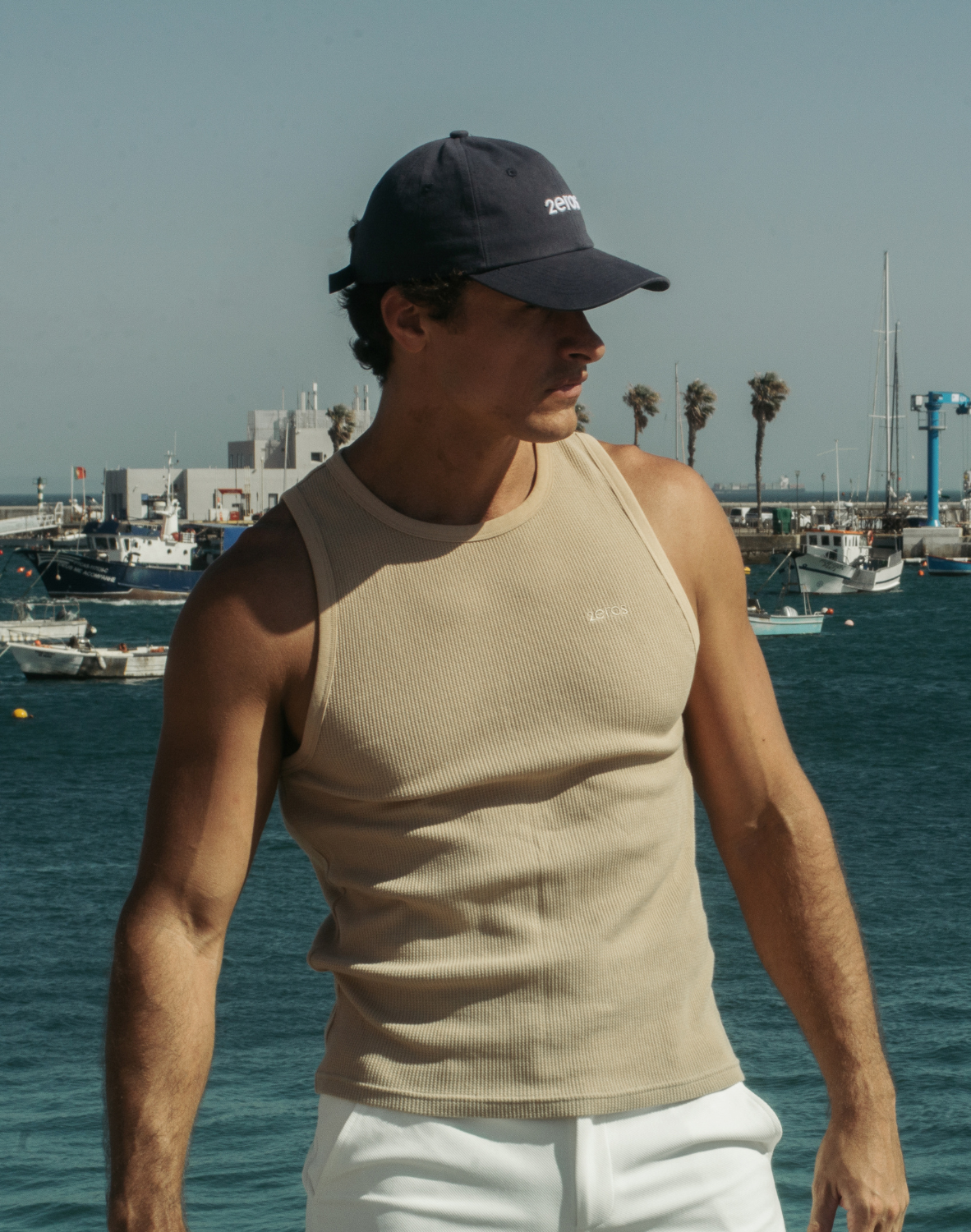 Icon Singlet - Beige