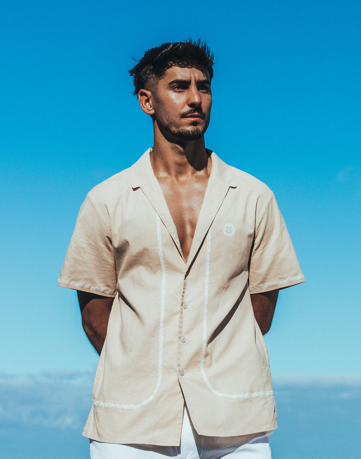Santorini Shirt - Taupe