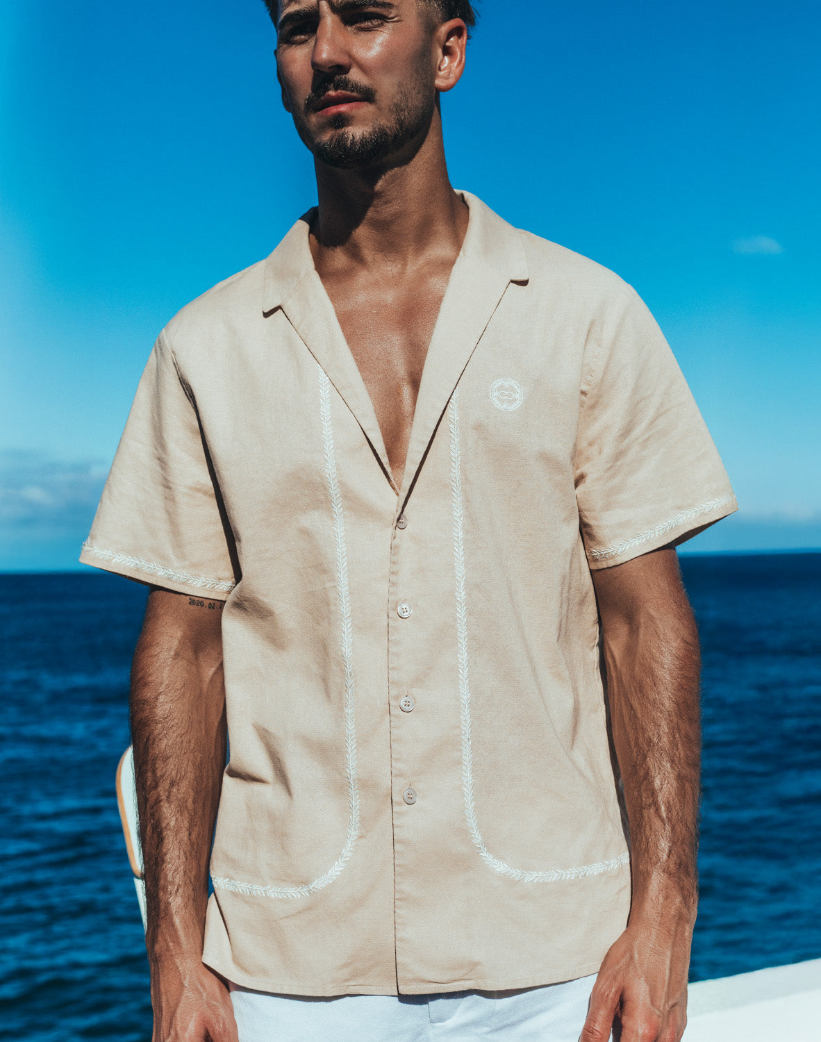 Santorini Shirt - Taupe