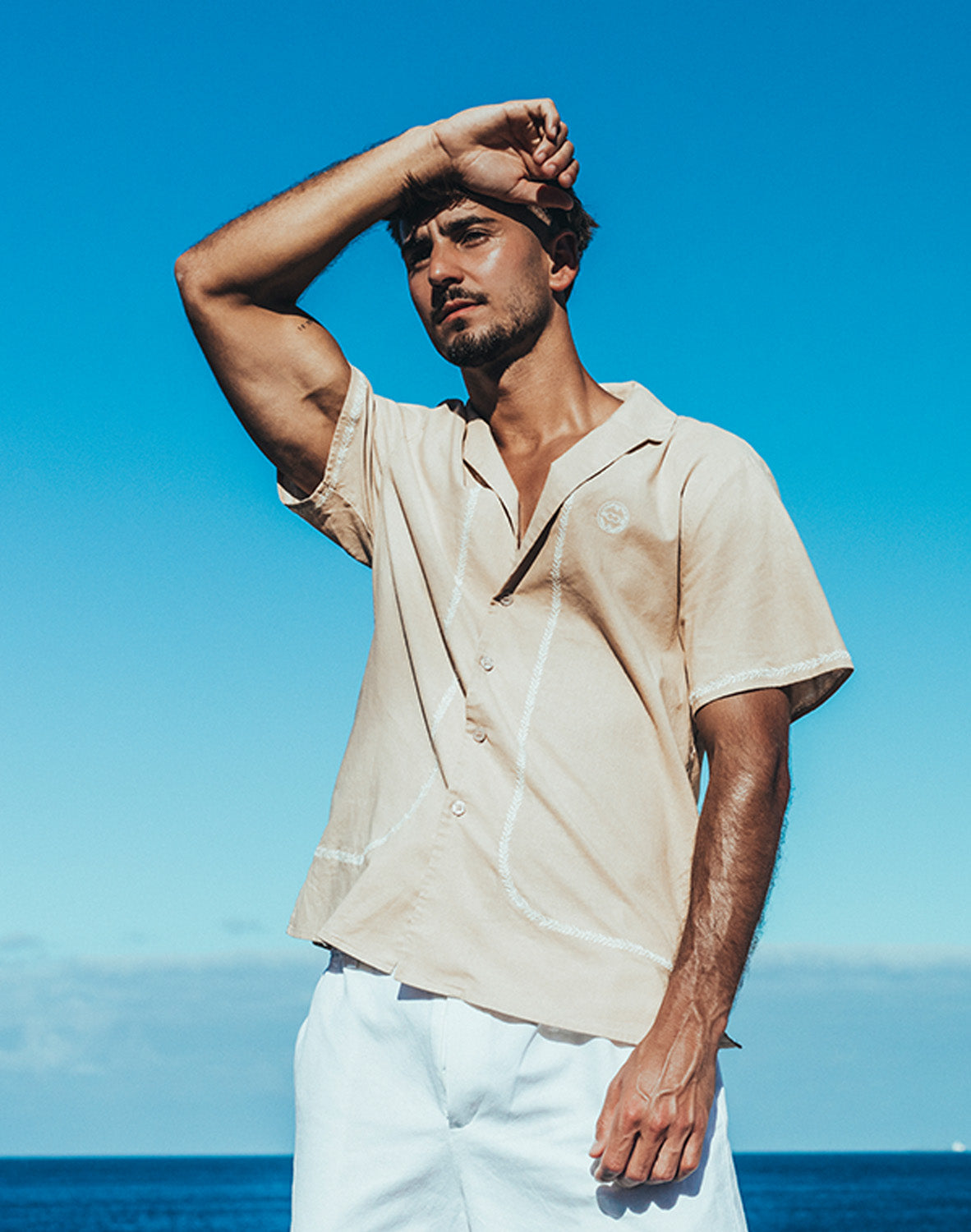 Santorini Shirt - Taupe