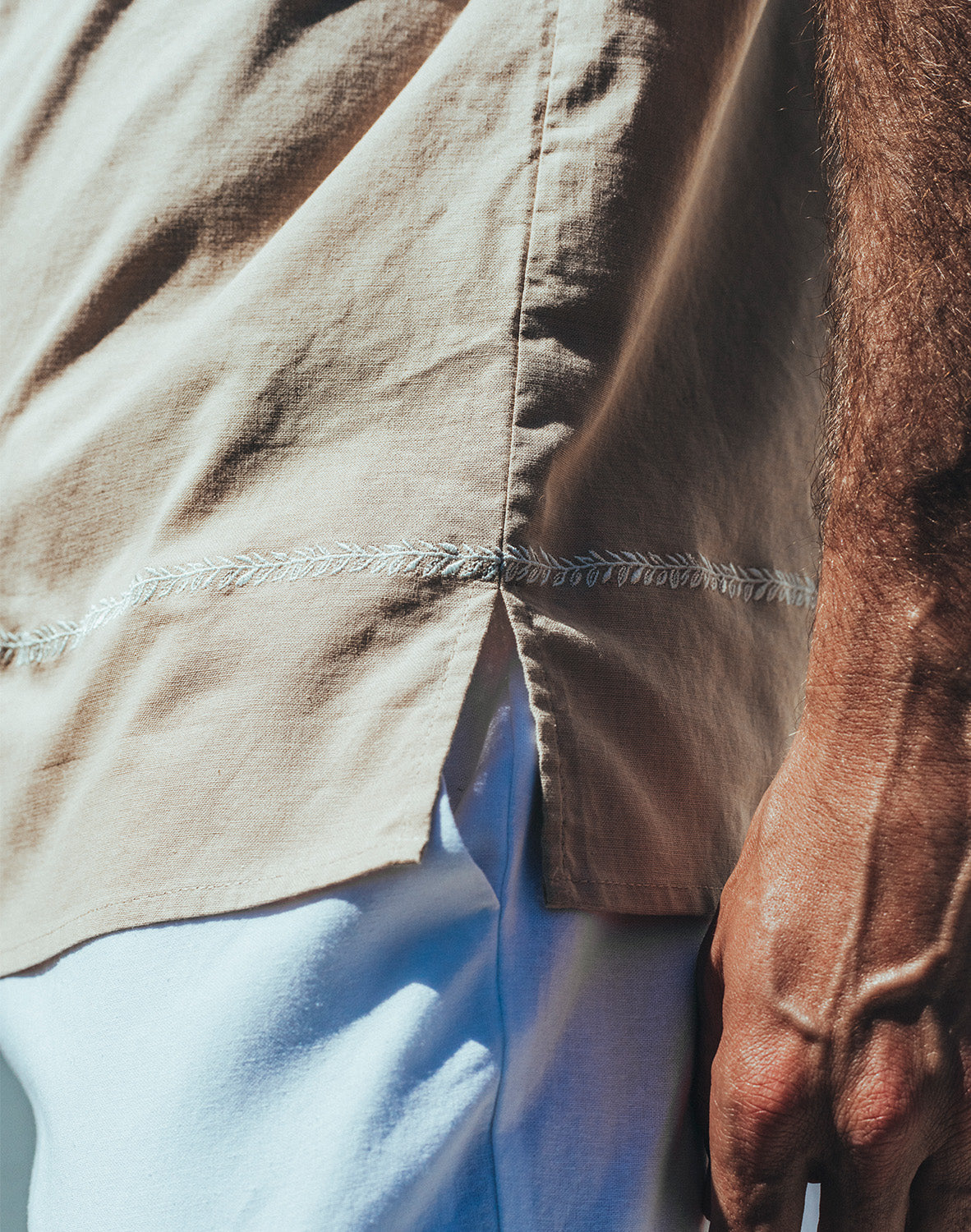 Santorini Shirt - Taupe