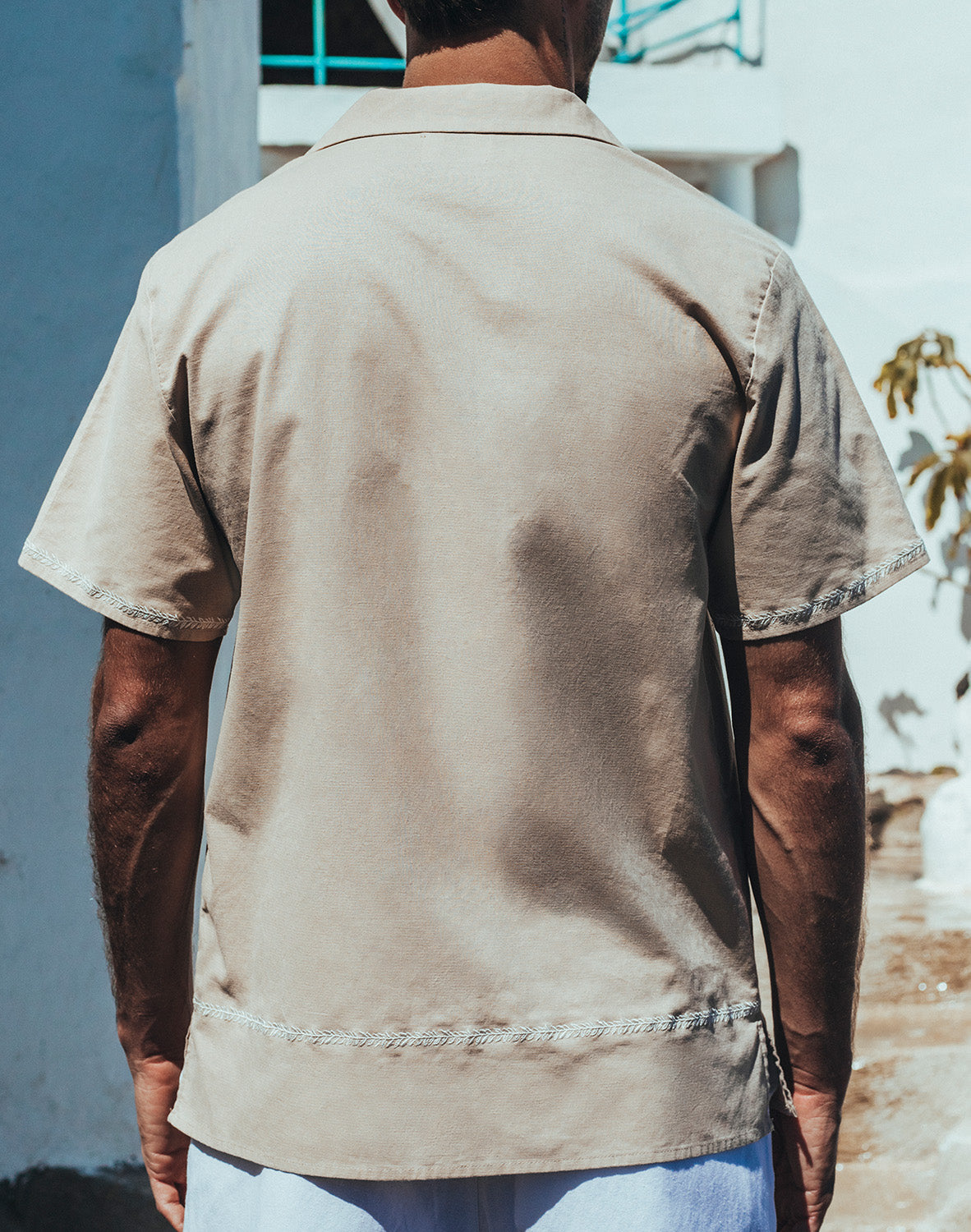 Santorini Shirt - Taupe