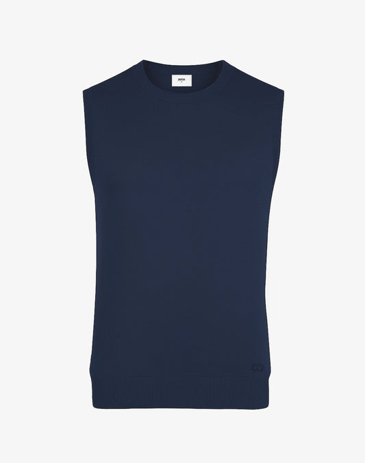 Sapphire Knit Vest - Navy