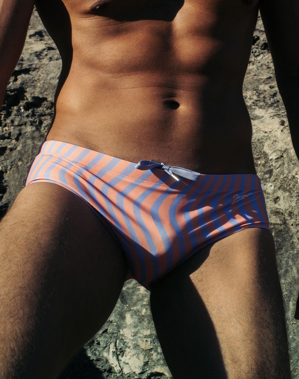 V40 Printed Swim Sunga - Dolce Purple