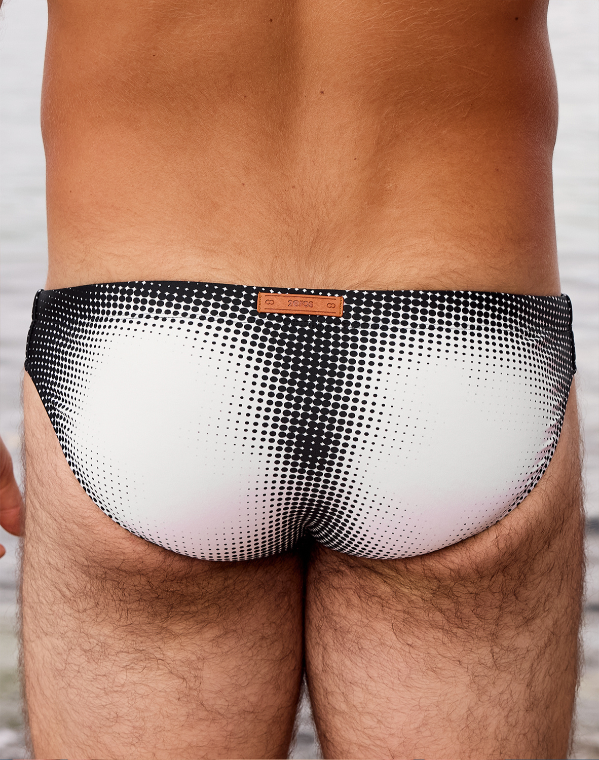 V20 Printed Swim Brief - Comic Black/White