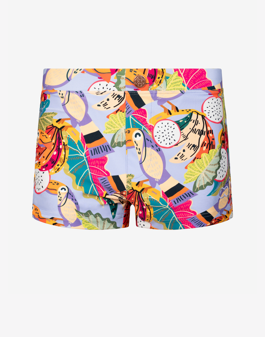 V60 Bondi Print Swim Trunks - Aves Purple