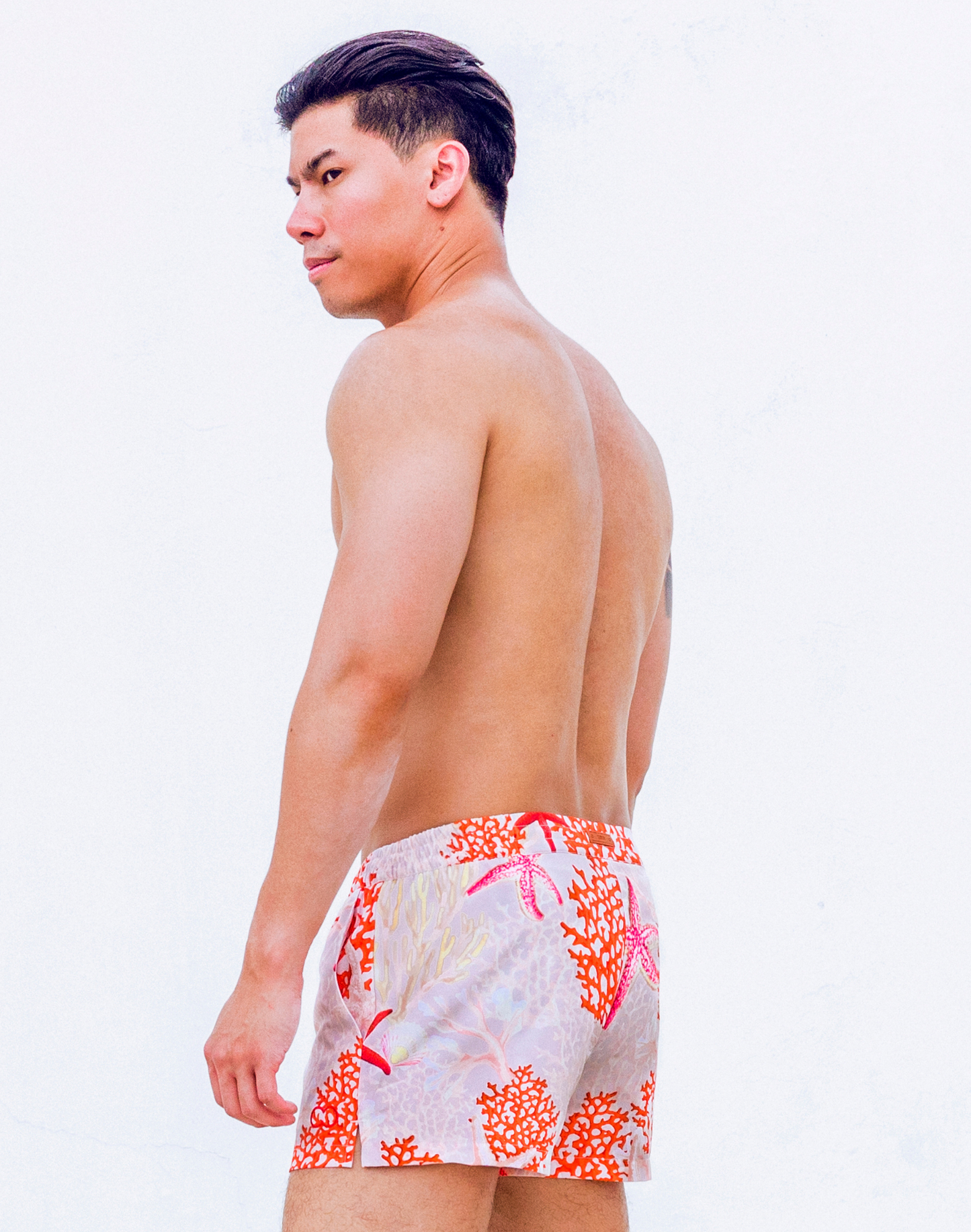 Printed Bronte Shorts - Starscape Beige