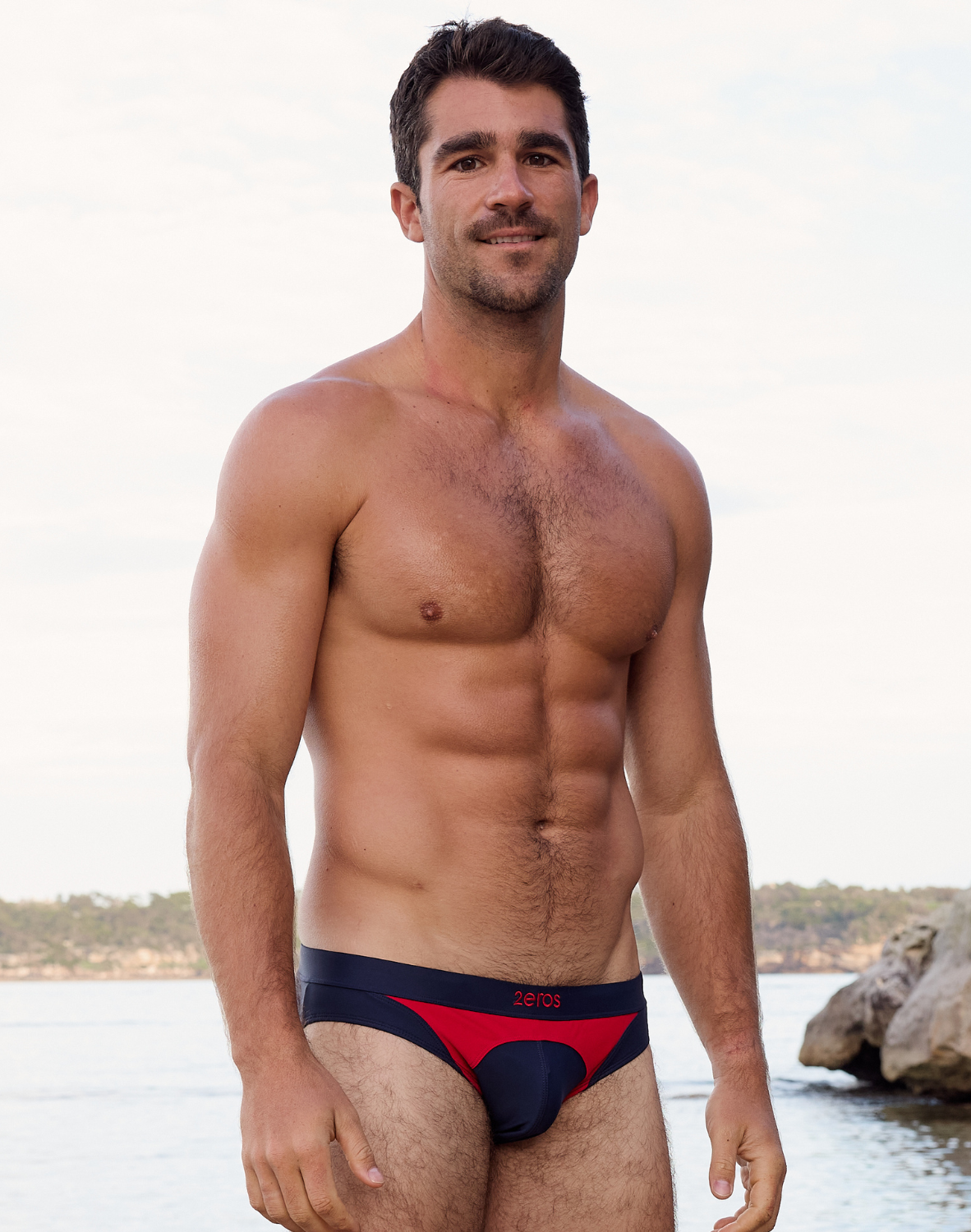V10 AKTIV Racer Swim Briefs - Navy