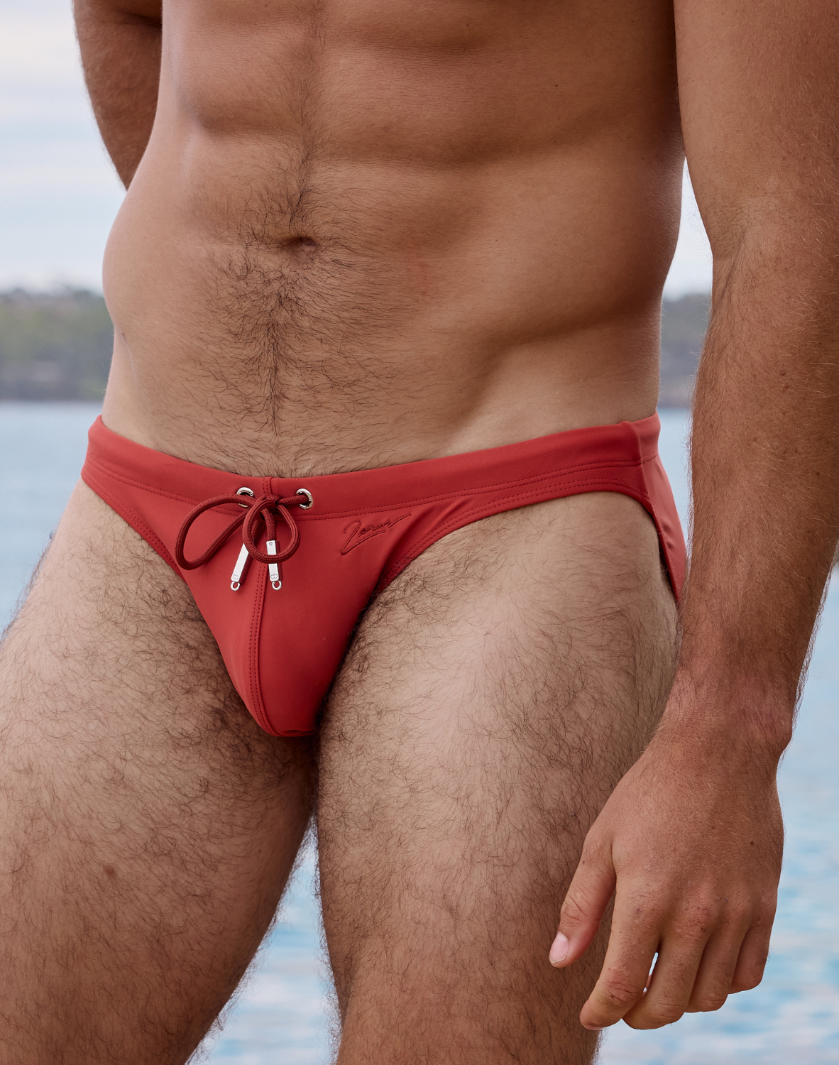 V20 Core Swim Brief - Rust Orange