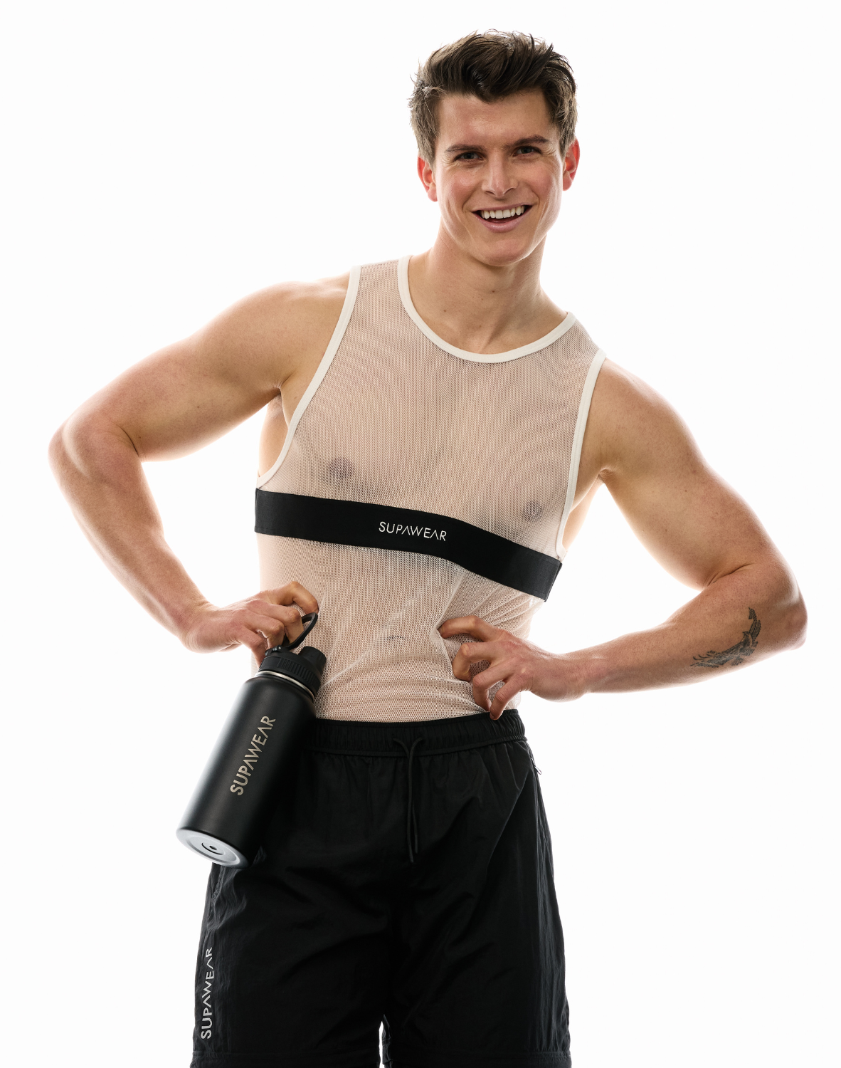 1L Water Bottle - Black