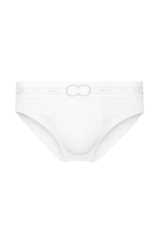 AKTIV Pegasus Brief Underwear - White/Tan