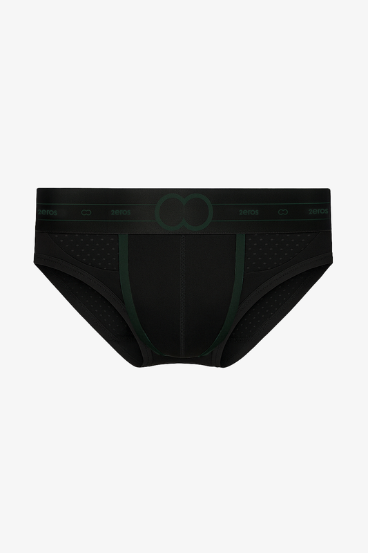 AKTIV Pegasus Brief Underwear - Black/Green