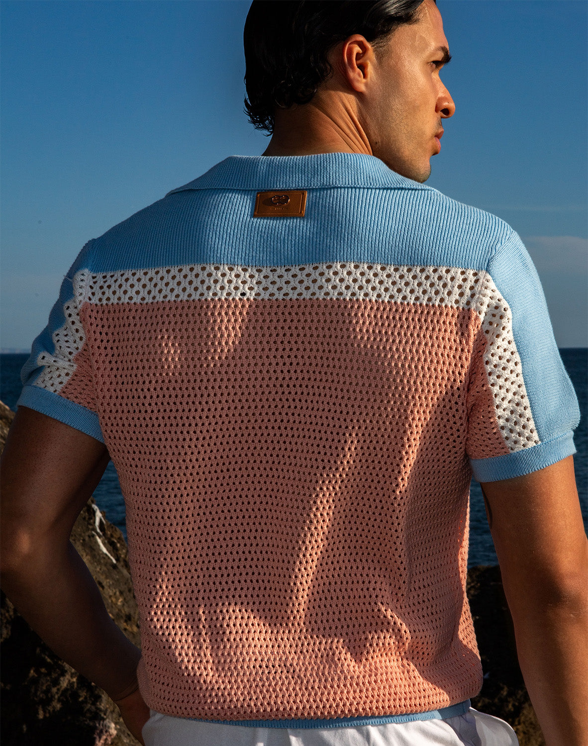 Aruba Polo - Pink / Blue