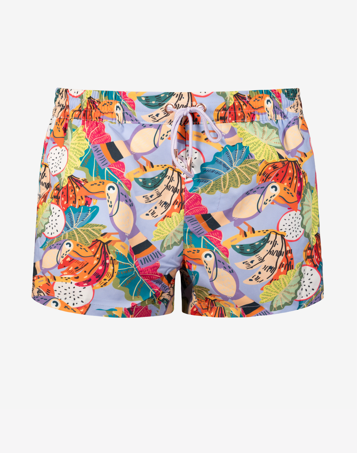 Printed Bronte Shorts - Aves Purple