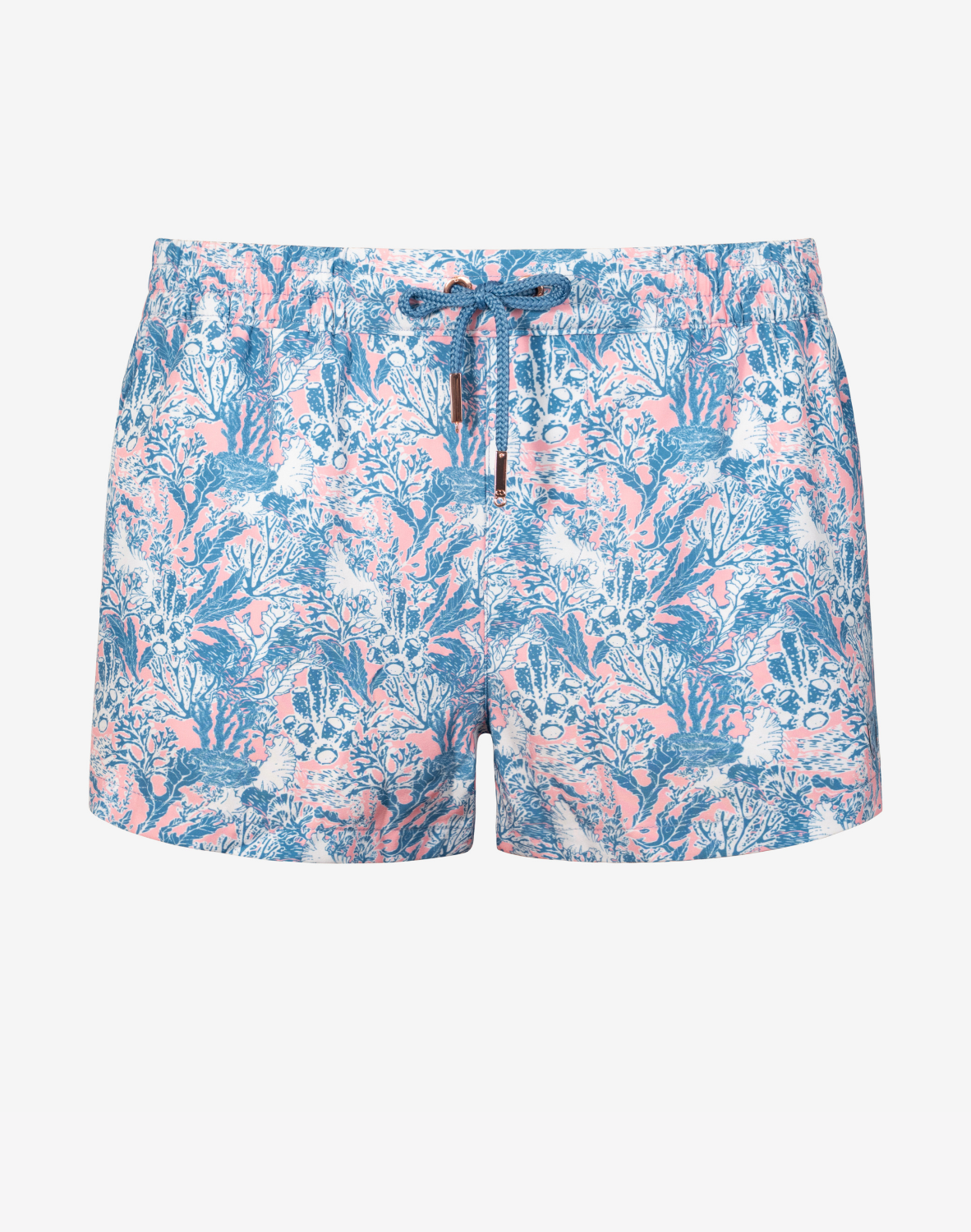 Printed Bronte Shorts - Coral Teal