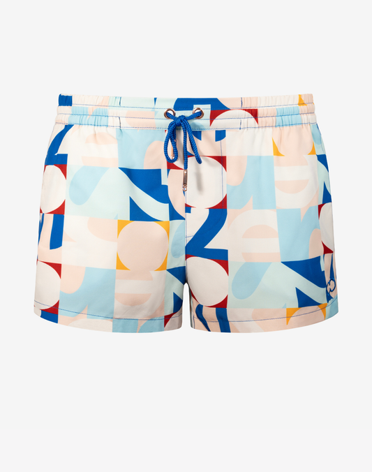 Printed Bronte Shorts - Insignia Turquoise