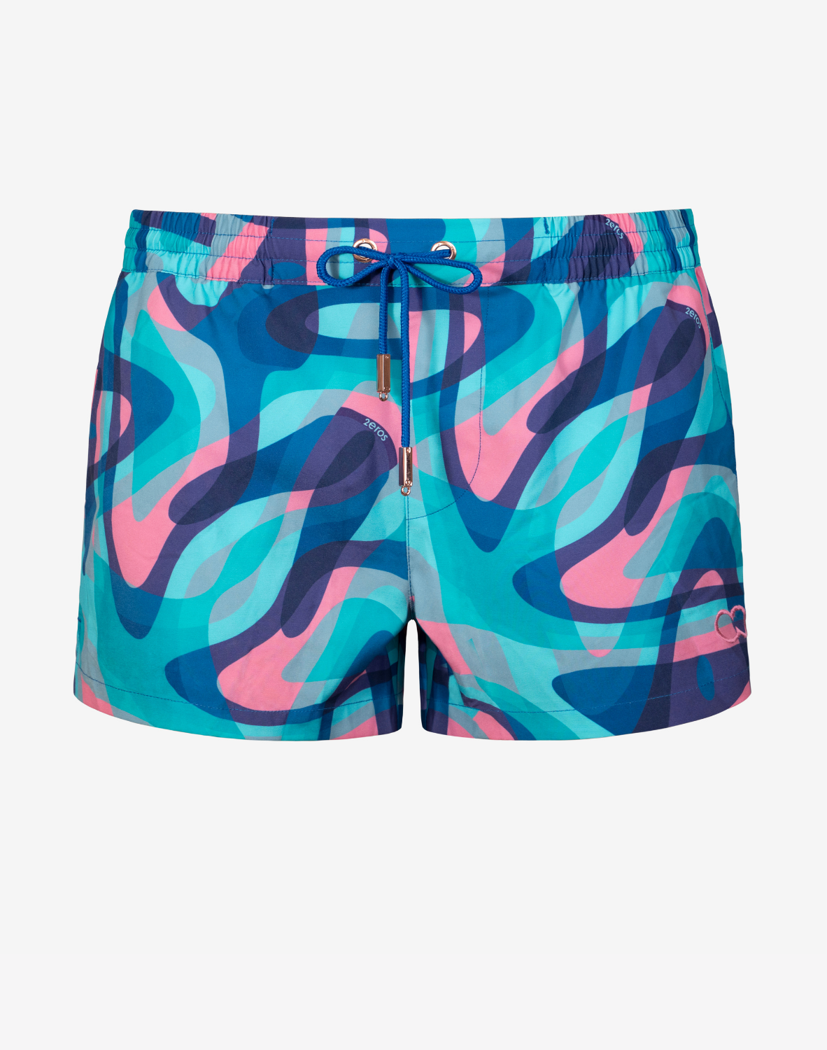 Printed Bronte Shorts - Kai Blue