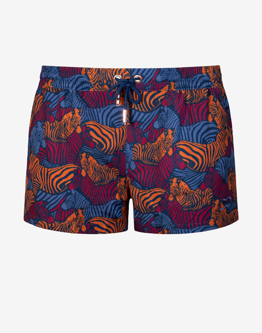 Printed Bronte Shorts - Stallion Navy