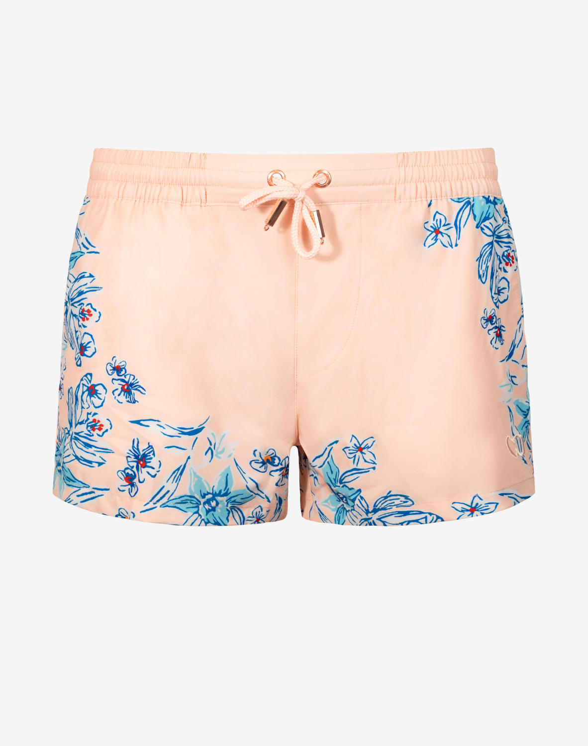 Printed Bronte Shorts - Tahiti Peach