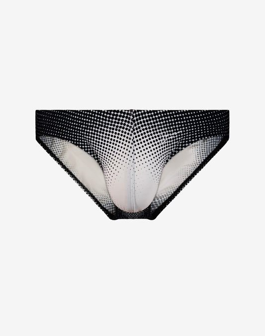 V20 Printed Swim Brief - Comic Black/White