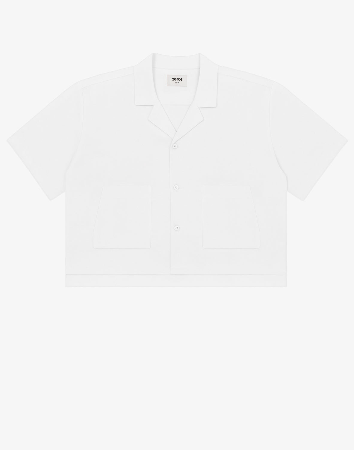 Cropped Linen Shirt - White