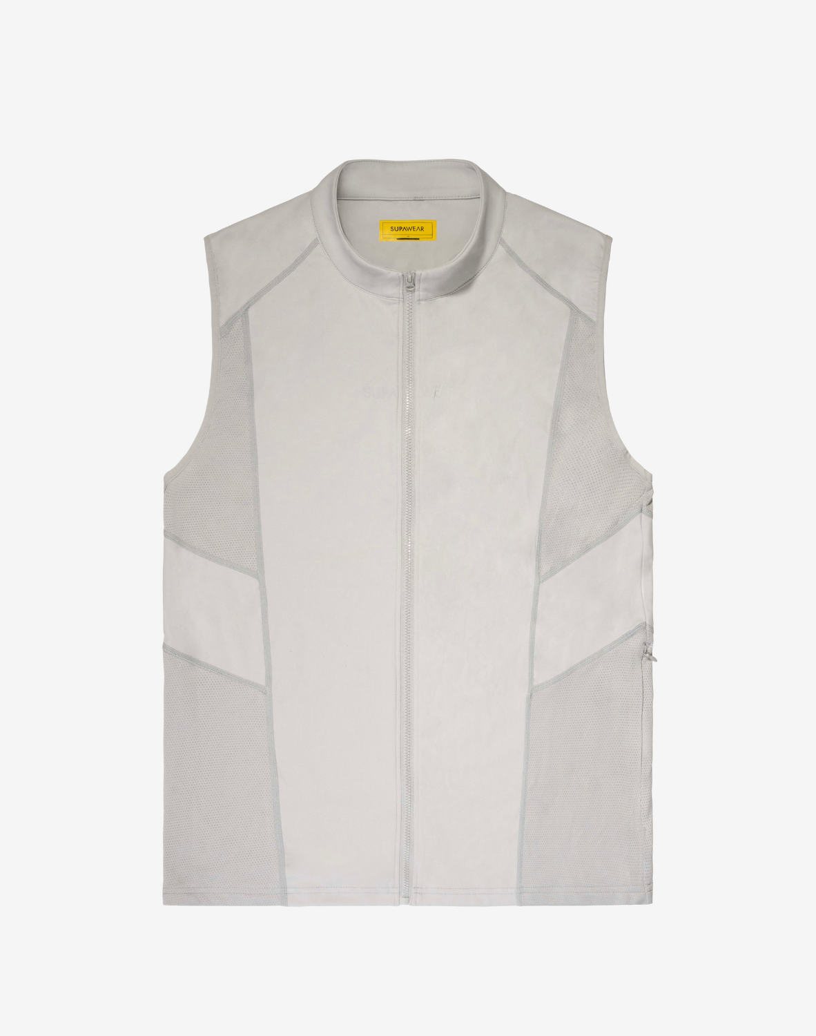 Gym2Street Zip-up Vest - Grey