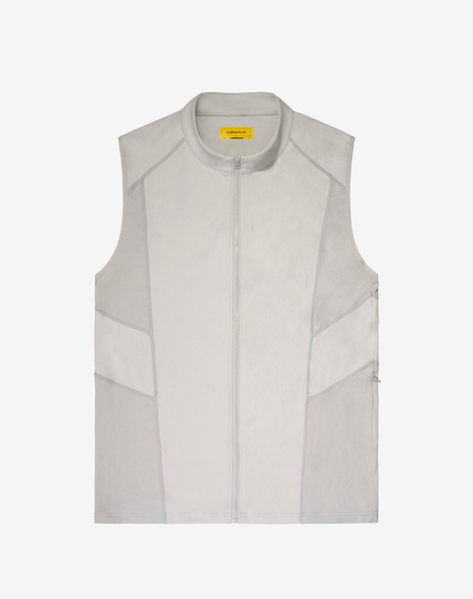 Gym2Street Zip-up Vest - Grey