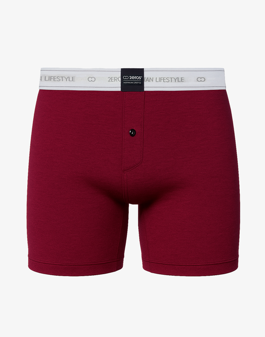 LS10 Core Series 2 Lounge Boxer Shorts - Cabernet