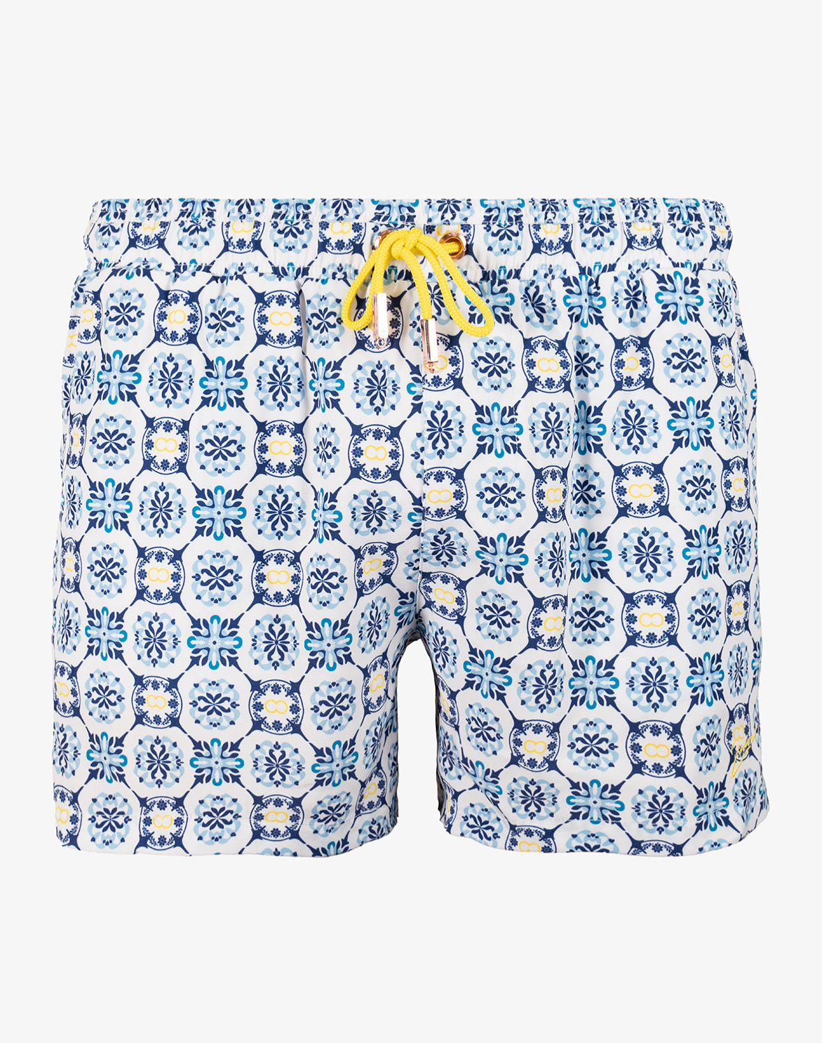 Printed Byron Shorts - Mykonos