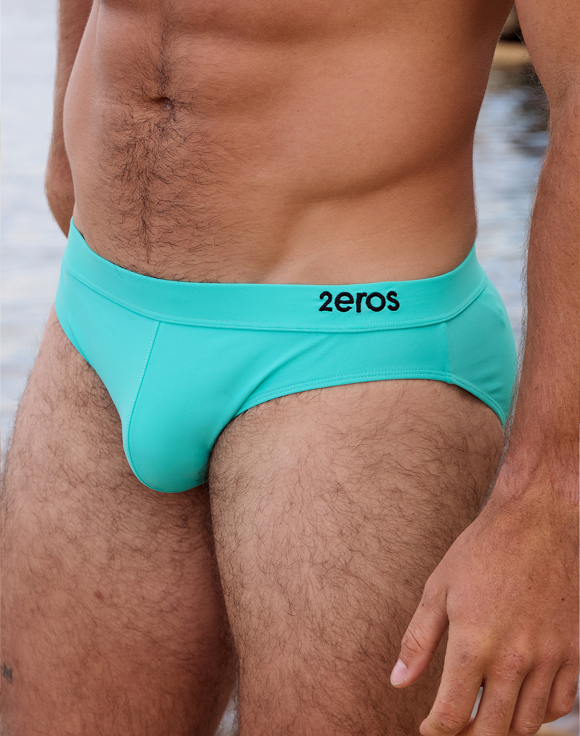 V10 Encore Swim Brief - Neon Blue