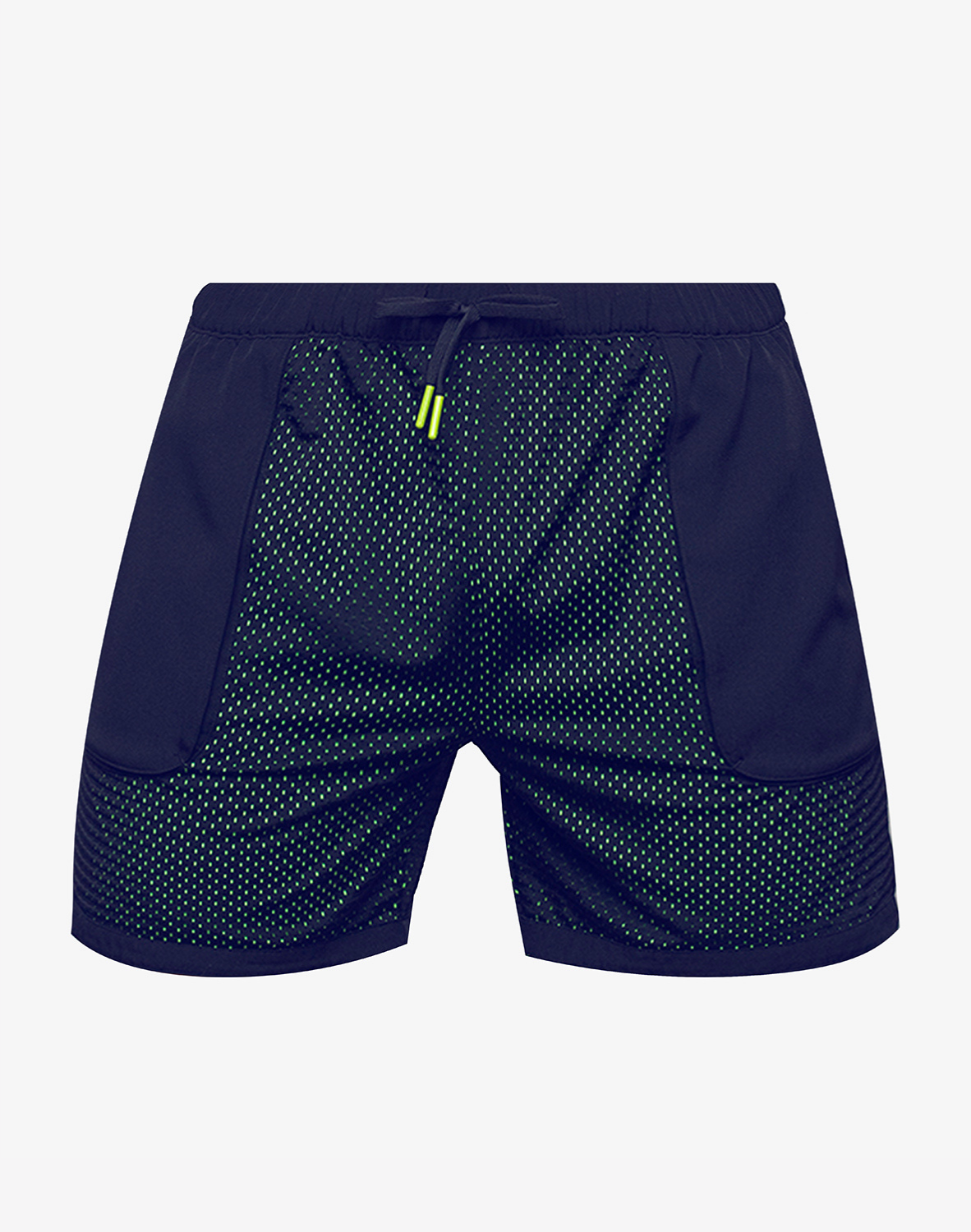 Neon Mesh Shorts - Black / Neon