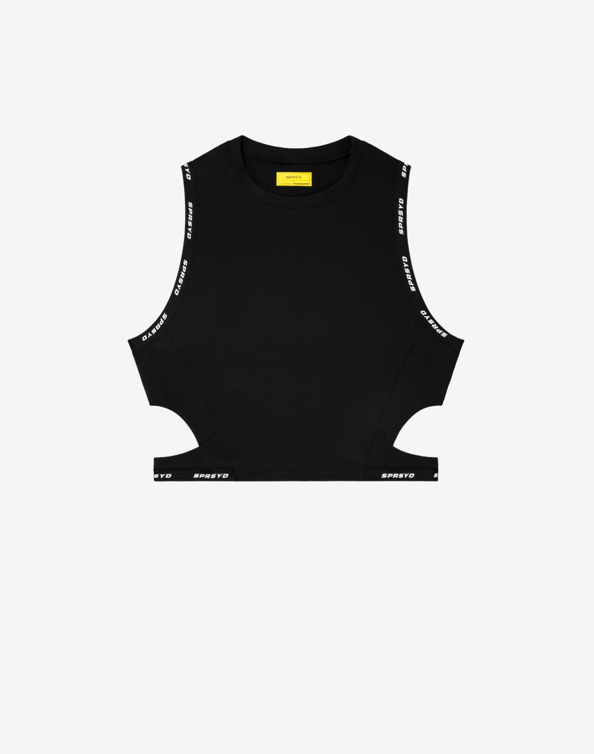 SPR Cropped Tank - Black