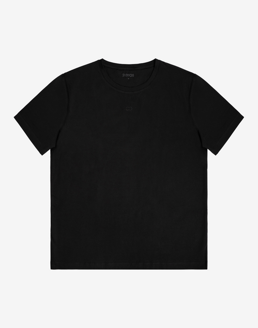 T21 Peruvian Cotton Crewneck T-Shirt - Black