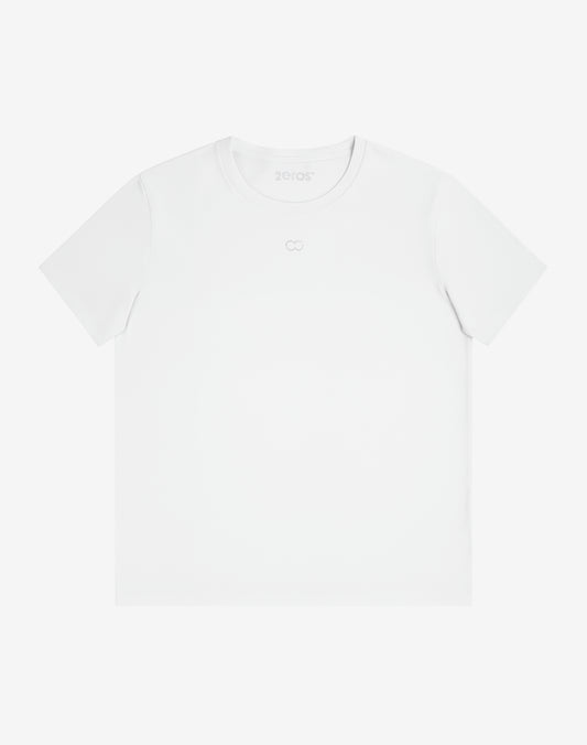 T21 Peruvian Cotton Crewneck T-Shirt - White