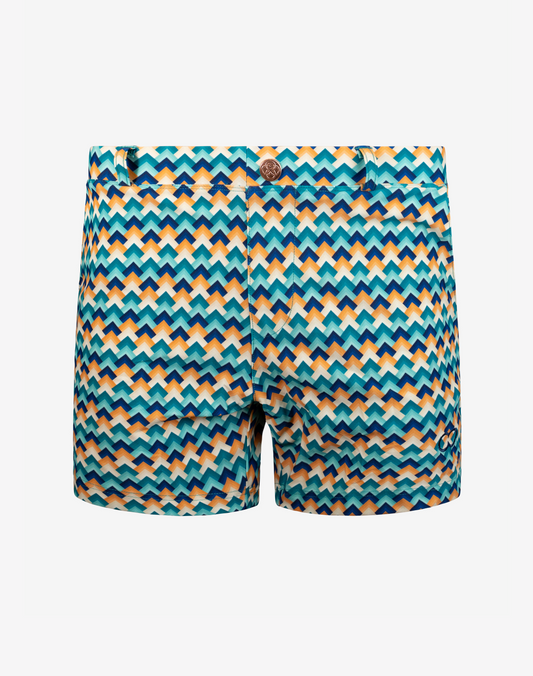 Printed Bondi Shorts - Chevy Blue